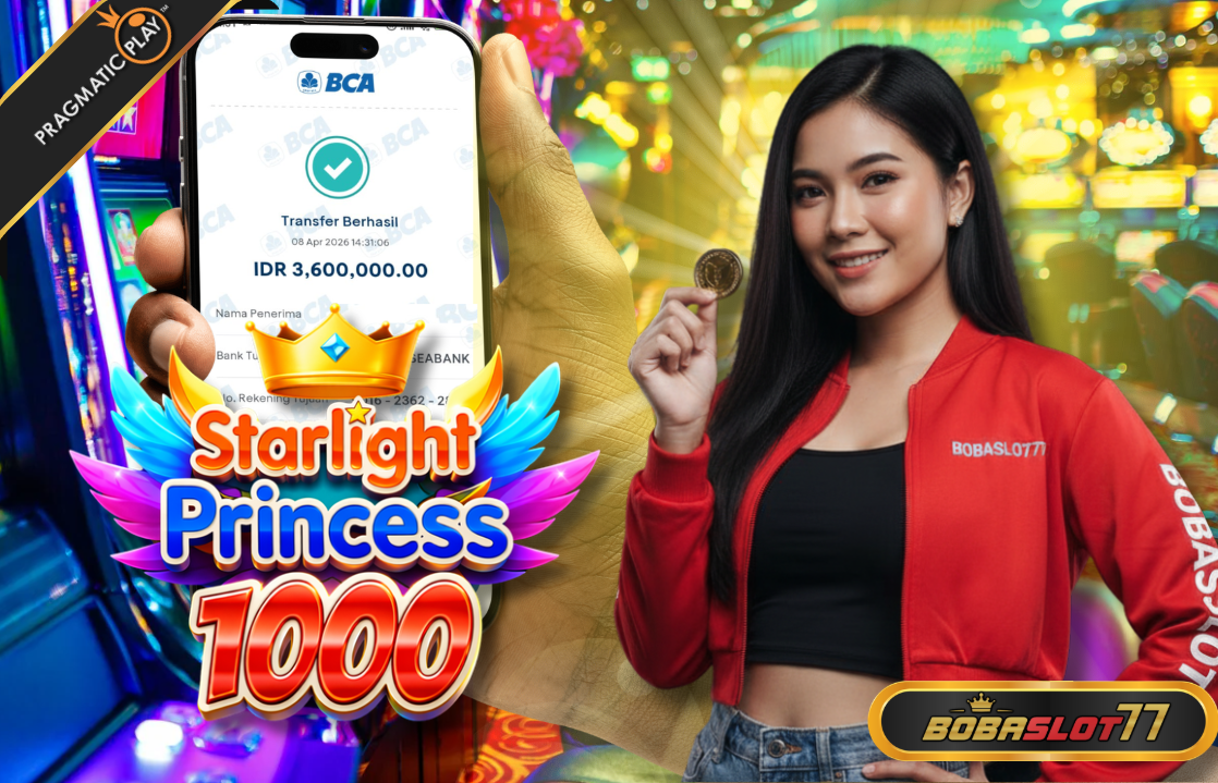 Selamat kepada user id maxxxx23 Wede Rp 3.600.000 di Game STARLIGHT PRINCESS 1000 PRAGMATIC PLAY Cair Gk Sampe 1 Menit! Menang Mudah di Bobaslot77